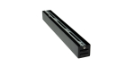 CEILING CANOPY 380x40x40mm, black - SET